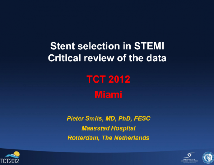 Stent Selection in STEMI: Critical Review of the Data