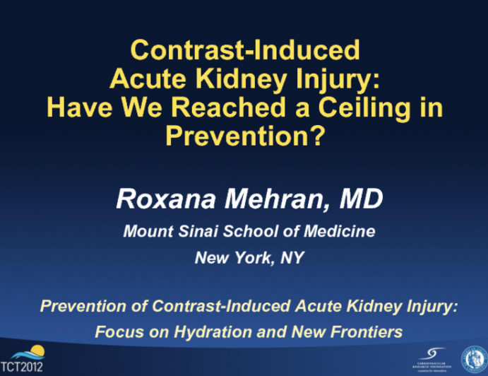 Contrast-Induced Acute Kidney Injury: Have We Reached a Ceiling in Prevention?
