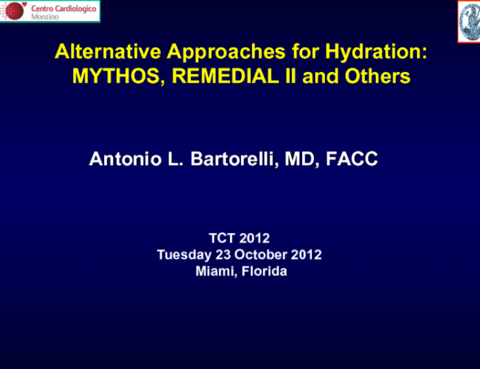 Alternative Approaches for Hydration: MYTHOS, REMEDIAL II, and Others