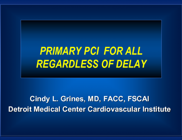 Debate: Primary PCI Is the Default Reperfusion Method Irrespective of Time to Transfer!