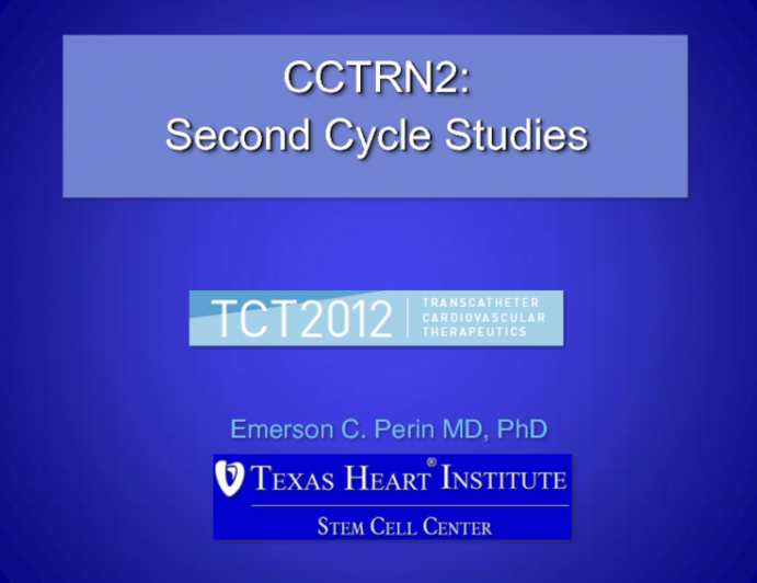 CCTRN: Second Cycle Studies