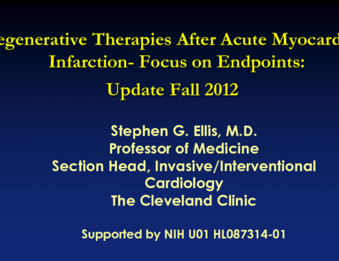 Endpoint Selection: Focus on STEMI