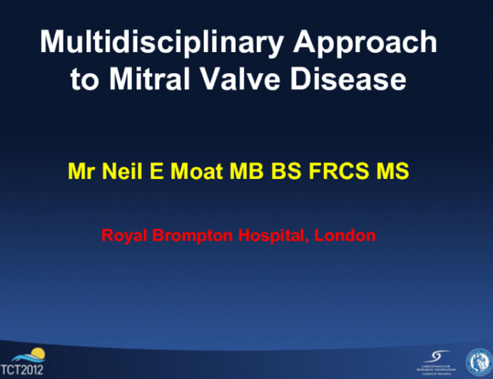 Multidisciplinary Approach to Mitral Valve Disease