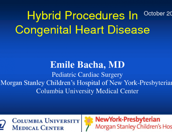 The Role of Hybrid Procedures in Congenital Heart Surgery