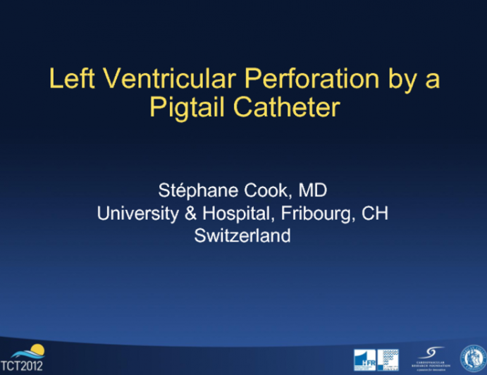 Left Ventricular Perforation by a Pigtail Catheter