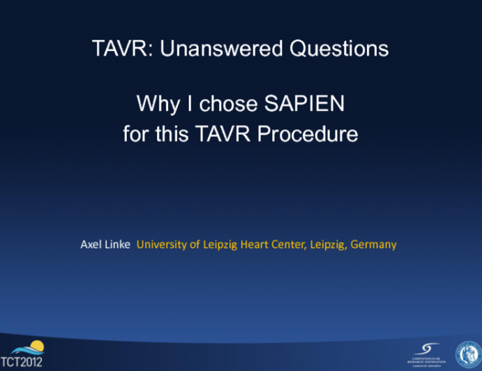 Why I Chose Sapien for This TAVI Procedure