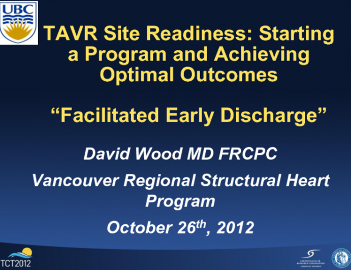 “Tips n' Tricks” for a Facilitated Early Discharge Plan After TAVR Procedures