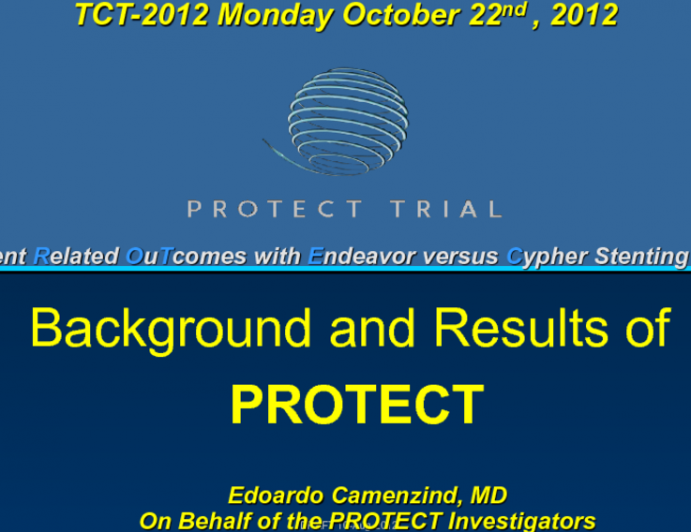 PROTECT: Three-Year Results of a Randomized Mega-Trial of Endeavor vs. Cypher