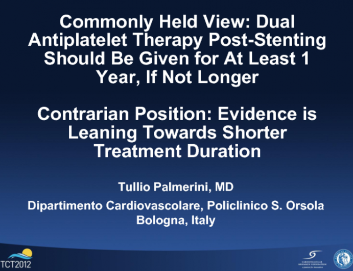 Contrarian Position: Evidence is Leaning Towards Shorter Treatment Duration