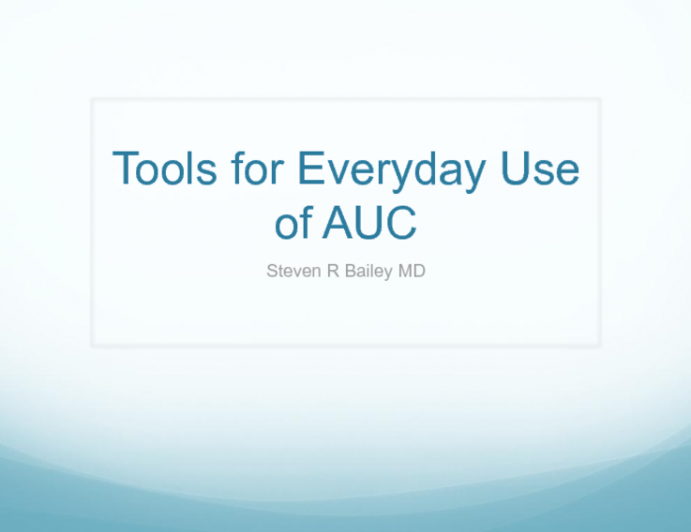 Tools for Everyday Use of AUC