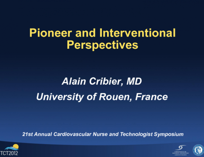 Pioneer and Interventional Perspectives