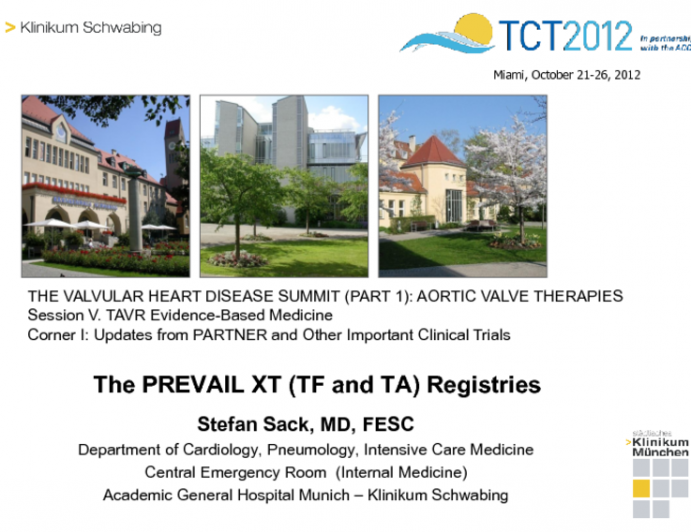 The PREVAIL XT (TF and TA) Registries