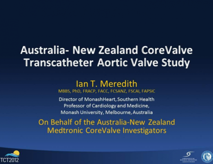The Australia-New Zealand TAVR Registry
