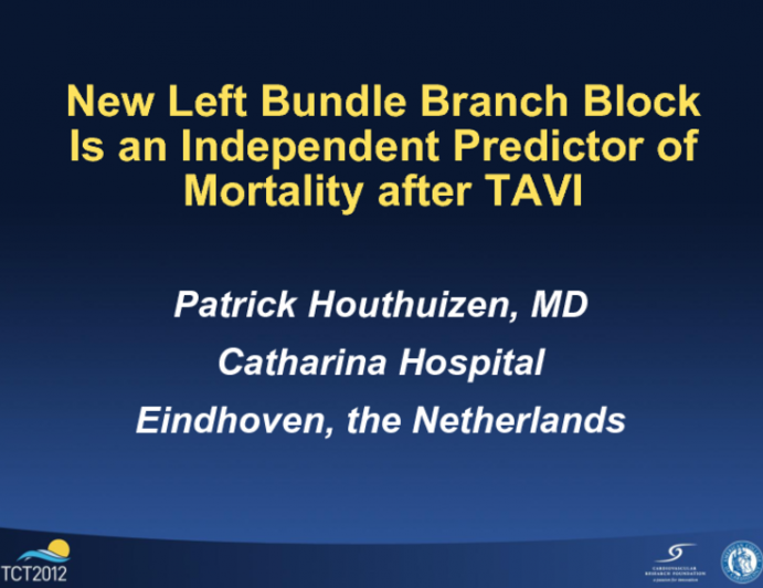 New Left Bundle Branch Block Is an Independent Predictor of Mortality After TAVR