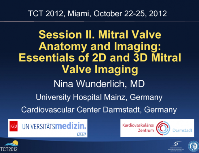 Essentials of 2-D and 3-D Mitral Valve Imaging