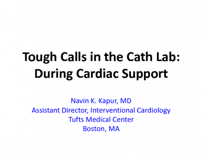 Tough Call During Cardiac Support