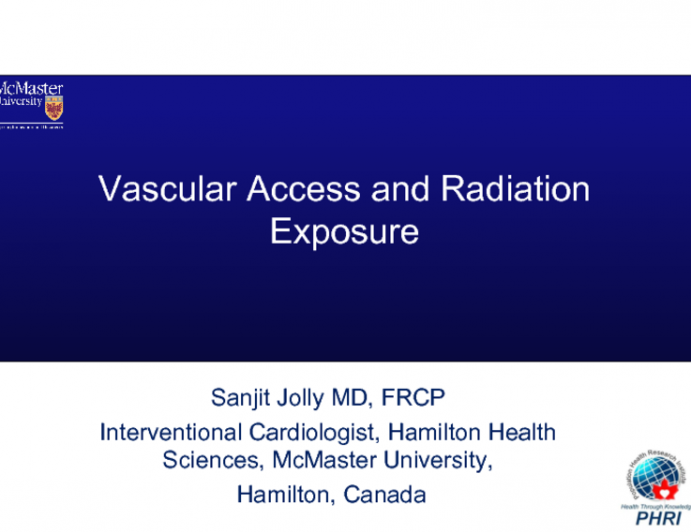 Vascular Access Choice and Radiation Exposure