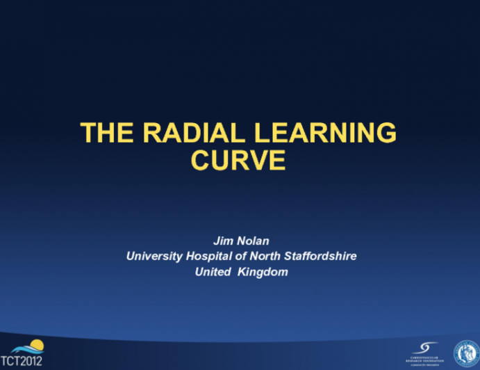 The Radial Learning Curve