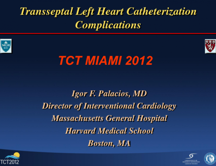 Case 1: Complication of Transseptal Puncture