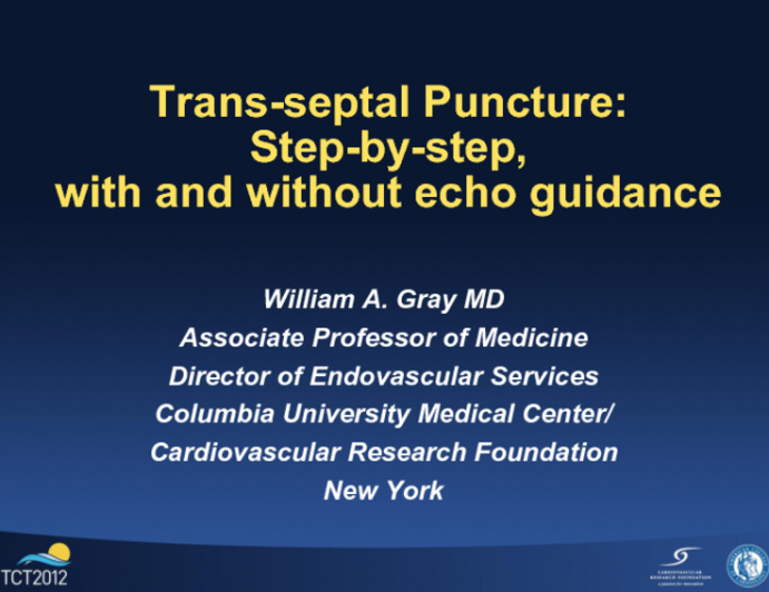 Transseptal Puncture: Step by Step, With and Without Echo Guidance