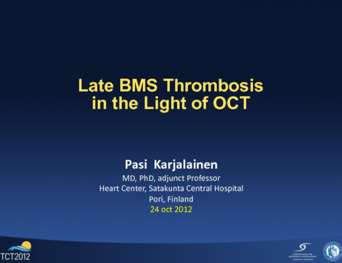 Late Bare Metal Stent Thrombosis in the Light of OCT: Management Options?