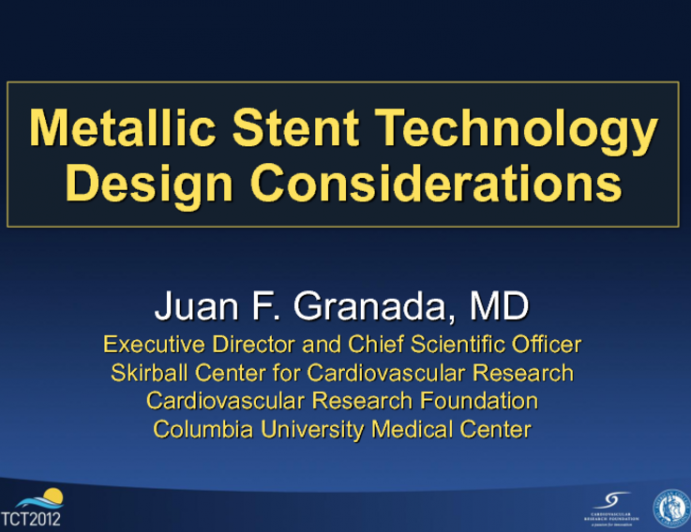 Metallic Stent Technology: Design Considerations