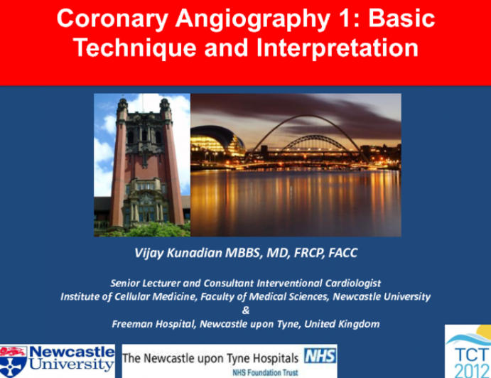 Coronary Angiography I: Basic Technique and Interpretation