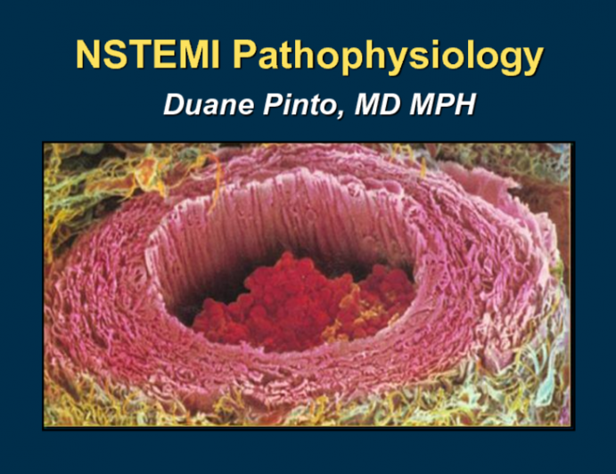 Acute Coronary Syndromes: NSTEMI