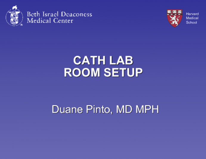 Cath Lab Room Set-up