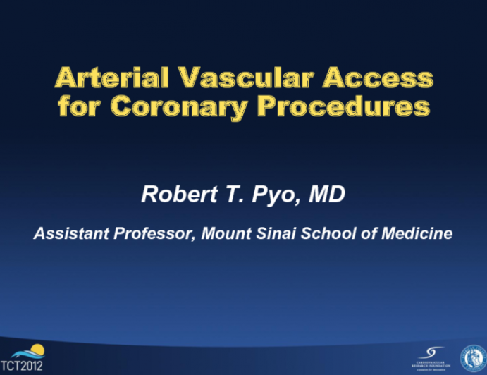 Vascular Access Routes and Technique