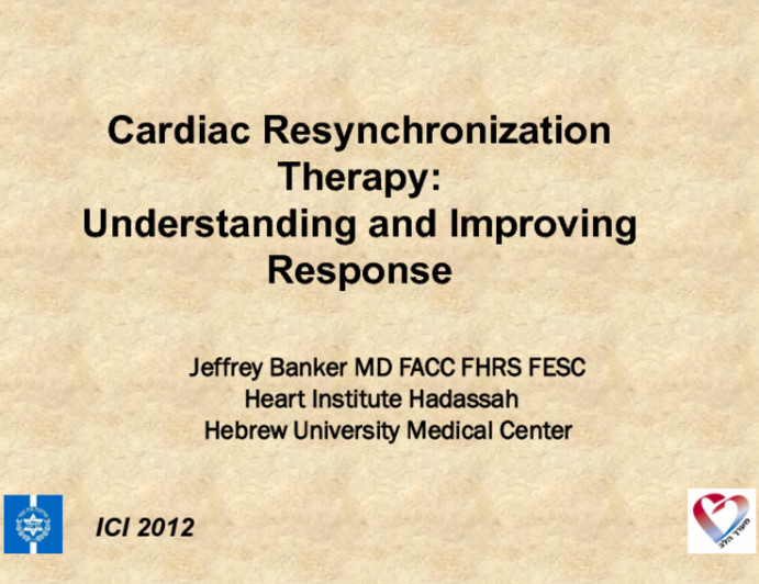 Cardiac Resynchronization Therapy: Understanding and Improving Response