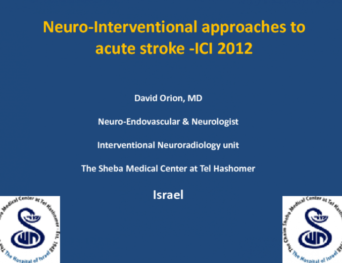 Neuro-Interventional Approaches to Acute Stroke