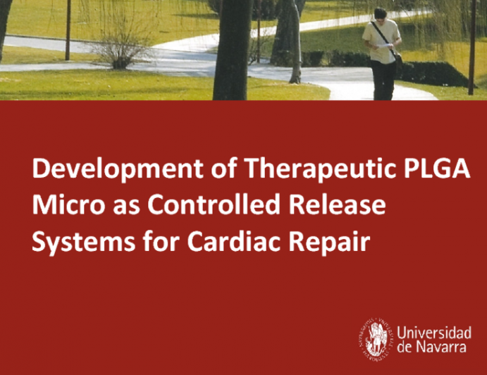 Development of Therapeutic PLGA Micro as Controlled Release Systems for Cardiac Repair