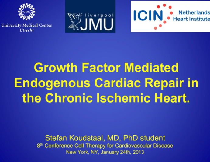 Growth Factor Mediated Endogenous Cardiac Repair in the Chronic Ischemic Heart.