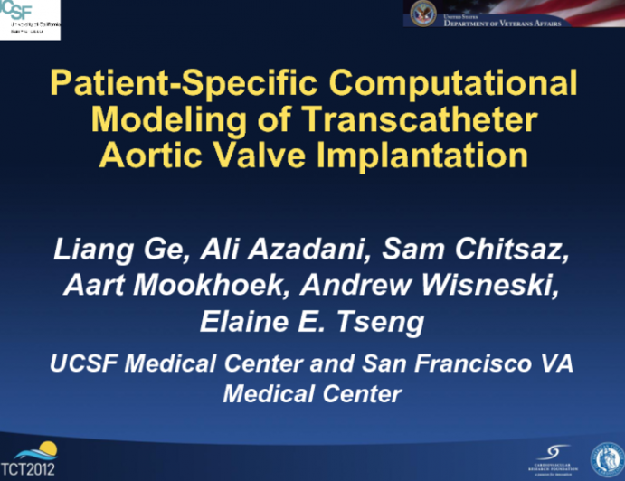 Patient-Specific Computational Modeling of Transcatheter Aortic Valve Implantation