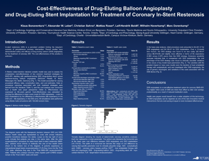 Cost-effectiveness of paclitaxel-coated balloon angioplasty for treatment of coronary restenosis in bare-metal stents