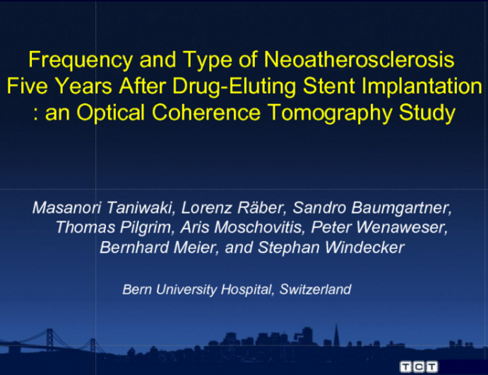 Frequency and Type of Neoatherosclerosis Five Years After Drug-Eluting Stent Implantation: an Optical Coherence Tomography Study