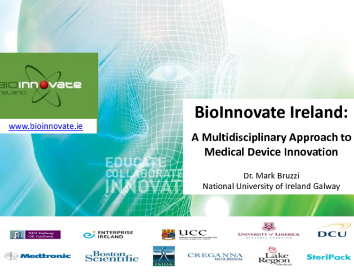 BioInnovate Ireland: A Multidisciplinary Approach To Medical Device Innovation