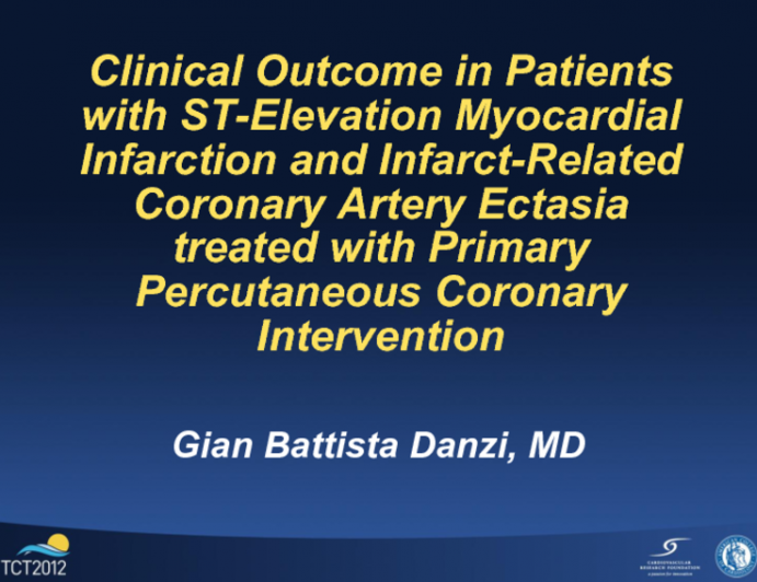 Long-Term Outcome in Patients with ST-Elevation Myocardial Infarction and Infarct-Related Coronary Artery Ectasia treated with Primary Percutaneous Coronary Intervention