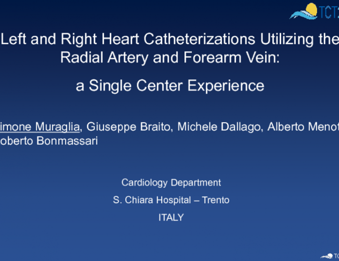 Left and Right Heart Catheterizations Utilizing the Radial Artery and Forearm Vein: a Single Center Experience