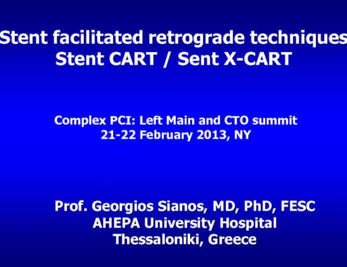 Stent-Assisted CART and Reverse CART