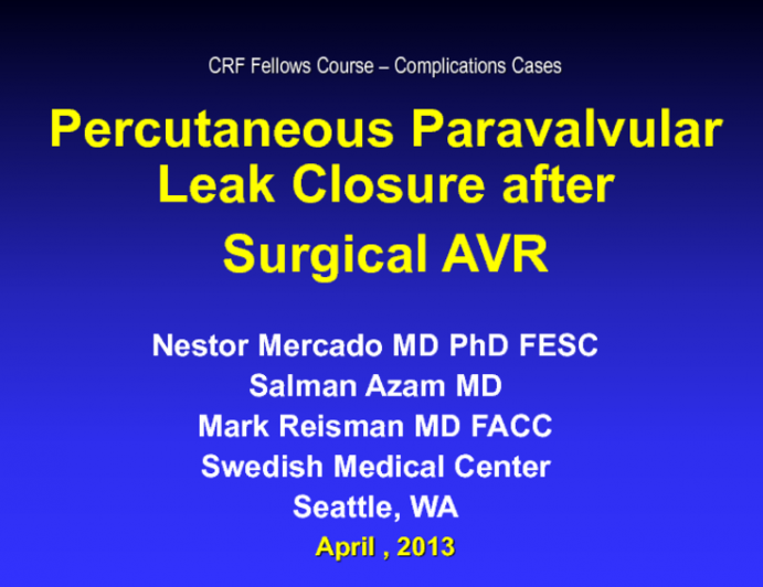 LAA Closure for Nonvalvular Atrial Fibrillation