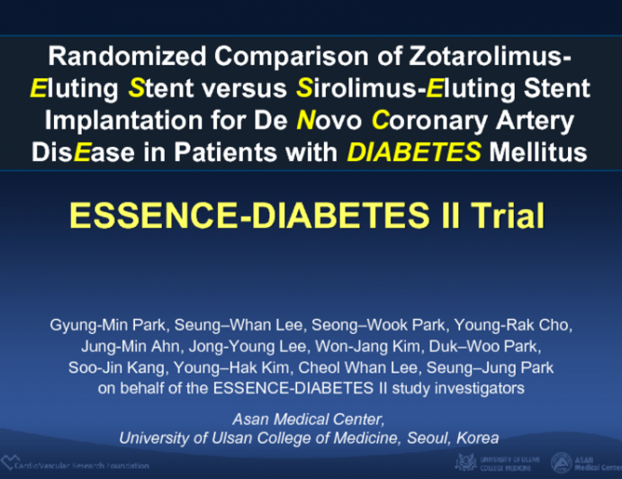 ESSENCE-DIABETES II Trial