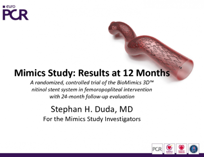 Mimics Study: Results at 12 Months
