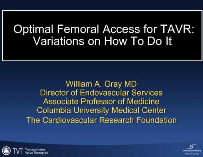 Optimal Femoral Access: Variations on How To Do It