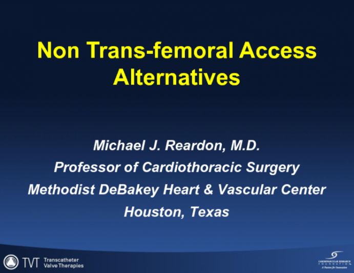 Non-transfemoral Access Alternatives