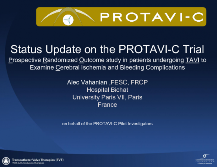 Status Update of the PROTAVI C Trial in EU