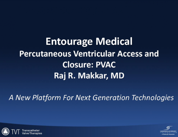 Early Clinical Experiences with the Entourage TA-TAVR System