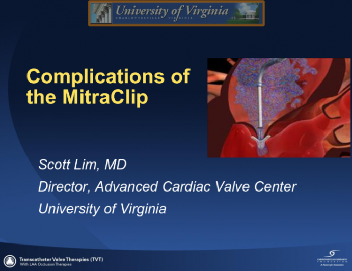 Potential Complications of the MitraClip Procedure