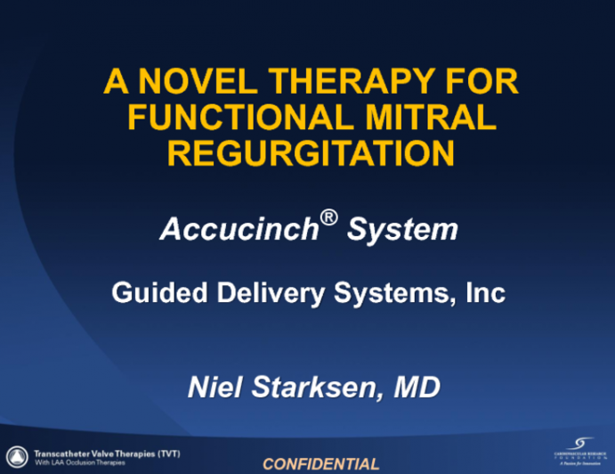 Basal Ventriculoplasty: Guided Delivery Systems' Accucinch